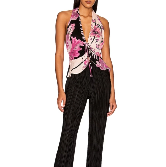 Free People Hot Tropics Halter Blouse ⭐⭐ - Picture 2 of 13